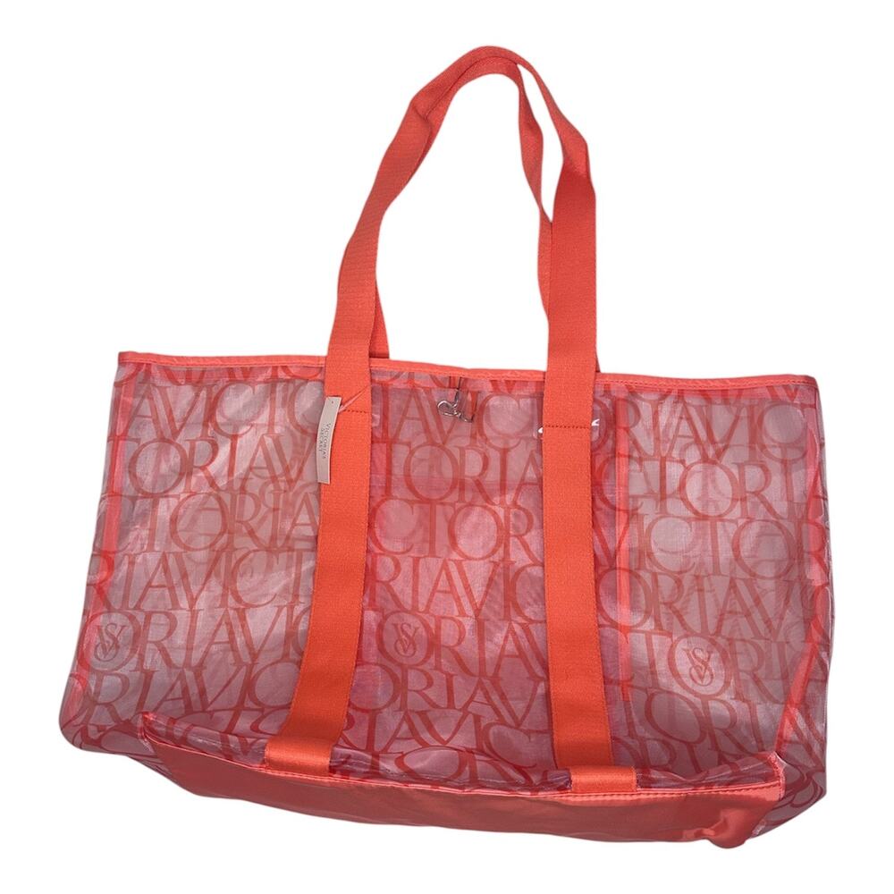 NWT Victoria's Secret Mesh Carryall Beach Tote